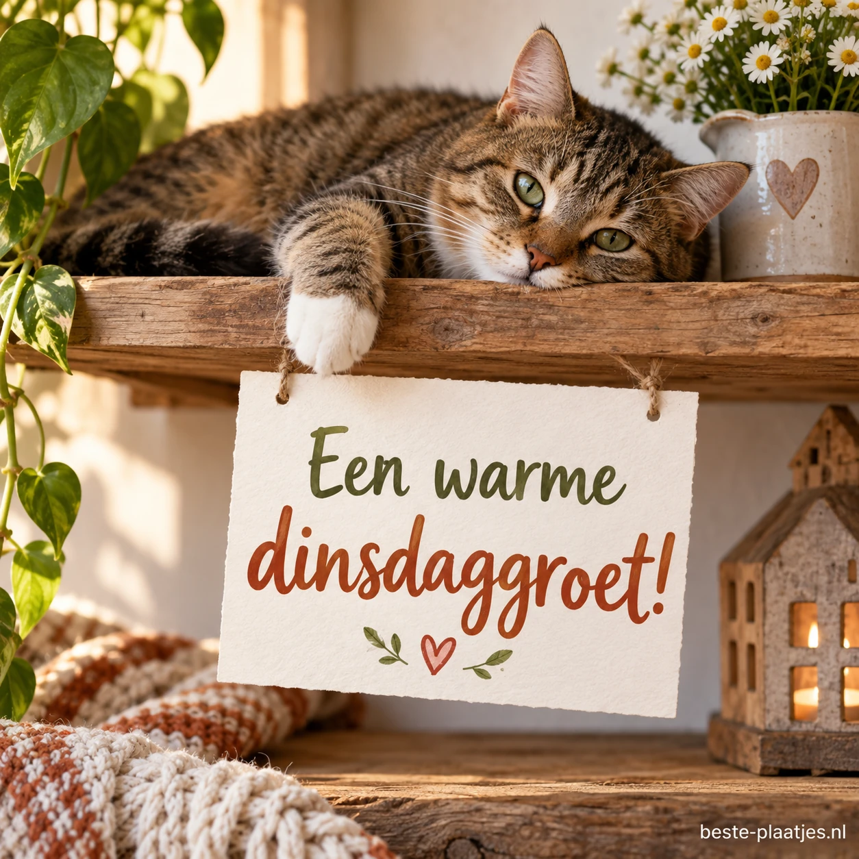 Heerlijk herkenbaar lui ochtendhumeur voor deze rustige dinsdag.