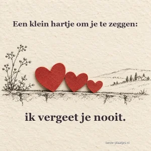 Drie rode papieren harten liggen op licht handgeschept papier.