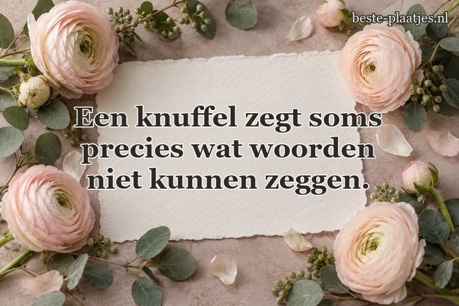 Een lege brief ligt tussen roze bloemen en eucalyptus. Een lege brief ligt tussen roze bloemen en eucalyptus.
