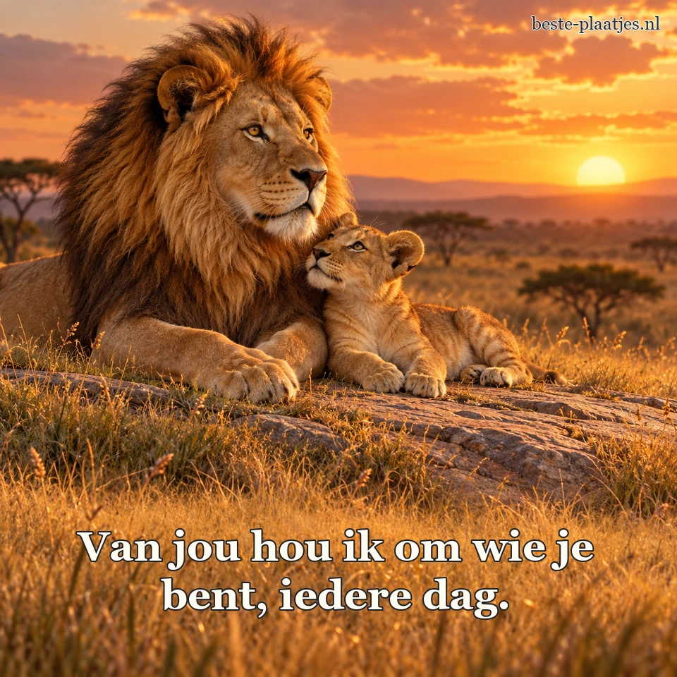 Een leeuw en een welp liggen samen in de savanne. Een leeuw en een welp liggen samen in de savanne.