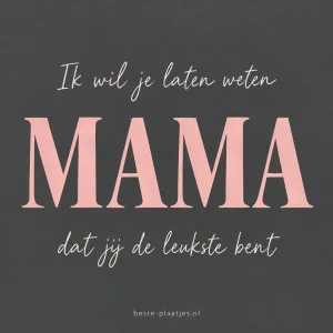Grote roze letters staan op een rustige donkergrijze kaart.