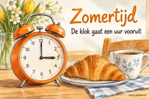 Zomertijd 28/3