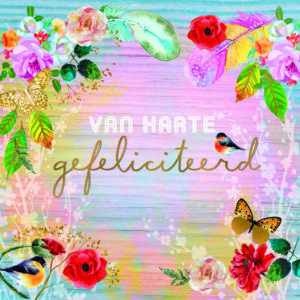 gefeliciteerd vrouw
