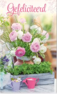 hartelijk gefeliciteerd vrouw