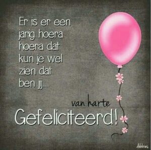 van harte gefeliciteerd vrouw