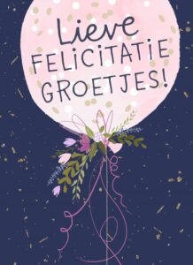 gefeliciteerd vrouw lief